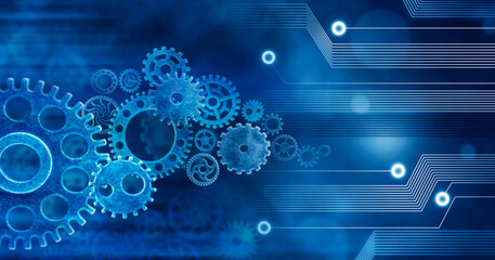 Innovation Computer Data Cogs Technology,Training,Business concept ideea background conection