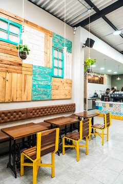 Interior Design, Modern Interior Of Coffe Shop 