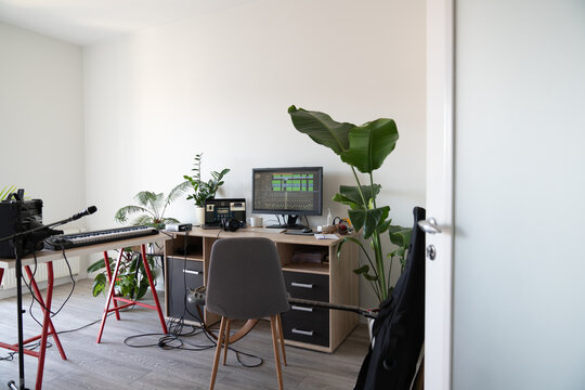Musician Record Studio At Home
