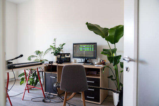 Home Studio Of Musician