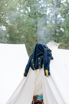 Elements of clothing soldier of the French Revolution