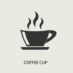 coffee vector icon illustration sign