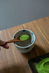 抹茶の粉