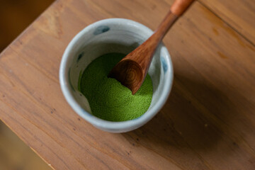 抹茶の粉