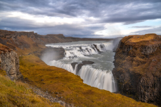 Paradise waterfall in Iceland.