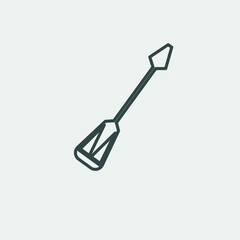 screwdriver vector icon illustration sign 