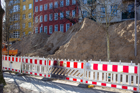 Urban construction site