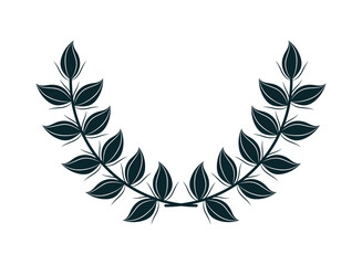 leaves wreath design