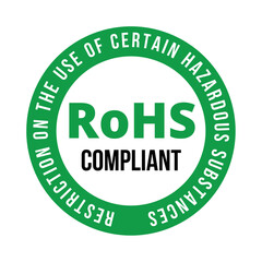 RoHS compliant symbol icon