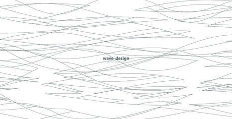 Hand drawn lines. Abstract pattern wave simple seamless, smooth pattern, web design, greeting card, textile, Technology background, Eps 10 vector illustration