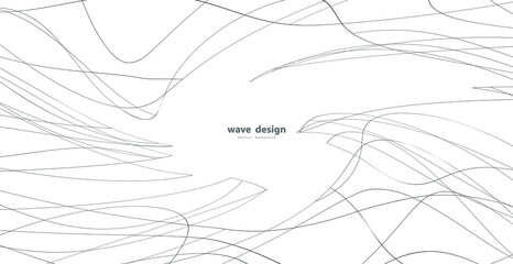 Hand drawn lines. Abstract pattern wave simple seamless, smooth pattern, web design, greeting card, textile, Technology background, Eps 10 vector illustration