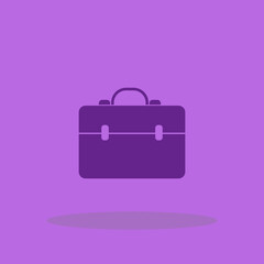 Briefcase vector icon illustration sign