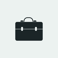 Briefcase vector icon illustration sign