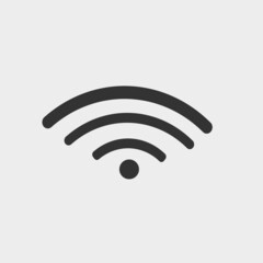 Wifi vector icon illustration sign