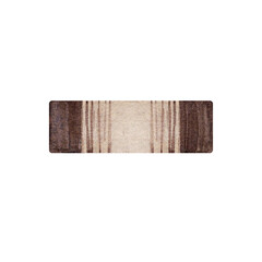 Wooden stand for Chinese chopsticks top view. Watercolor illustration. Isolated white background.