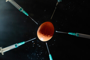 Still life art, space and medical themes.