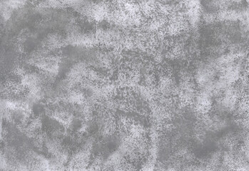 White gray background with soft watercolor texture. Hand-painted abstract monochrome. Design for fabric, textiles, wallpaper, baby room, packaging, paper.