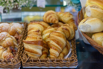 croissants in a basket