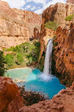 Tiny Hiker at Havasu Falls