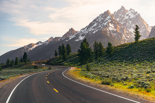 Winding Road to the Tetons