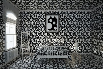 Polka dot bedroom