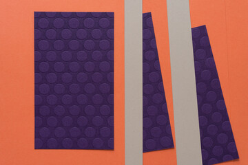 Fototapeta na wymiar rectangular shapes and stripes on a paper background