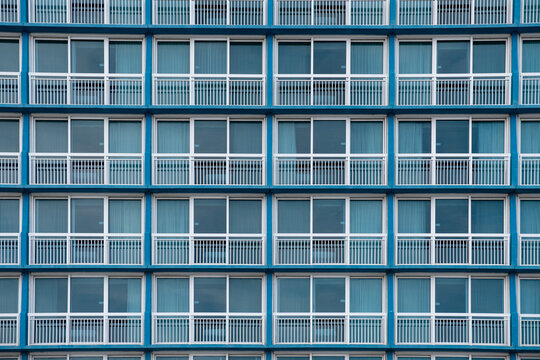 Empty hotel rooms in the off season. 