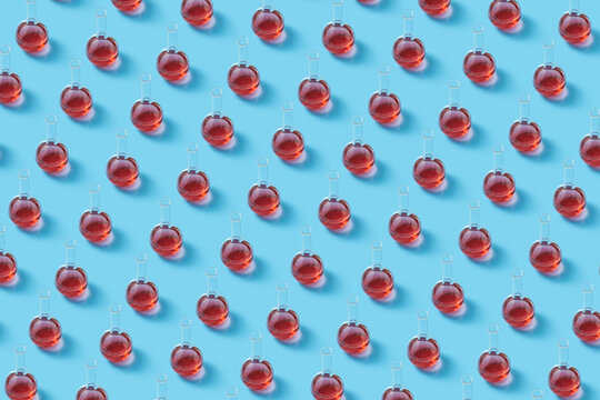 Pattern of test tubes