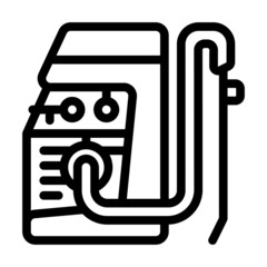 pesticide chemical industry line icon vector. pesticide chemical industry sign. isolated contour symbol black illustration