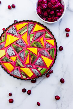 Geometric Tart top close