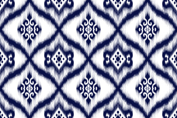 Geometric ethnic seamless pattern design. Aztec fabric carpet mandala ornament boho native chevron textile decoration wallpaper. Tribal turkey African Indian traditional vector background 