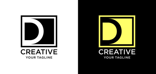 letter D design inspiration