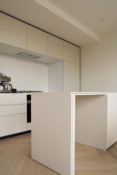 Compact kitchen in modern apartment