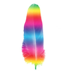 Colorfully feathers background - High resolution