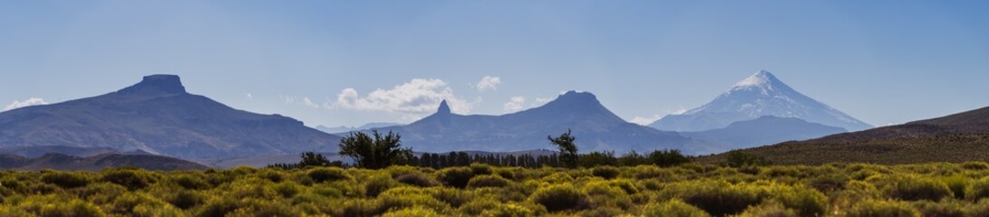 panoramic of the mountains