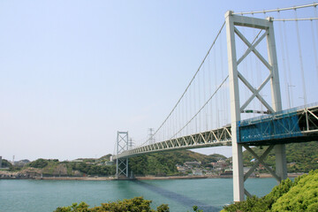 北九州の景色　秋吉台　千仏鍾乳洞　関門海峡