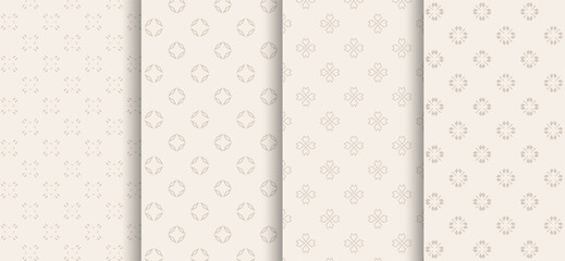 Collection of simple background wallpapers, vector