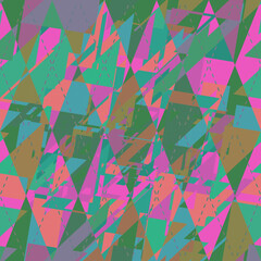 multi color geometric pattern 90s