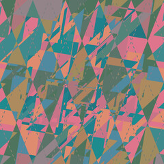 multi color geometric pattern 90s