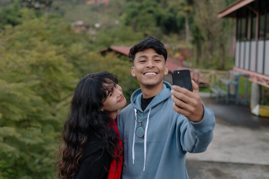 Young south asian couple