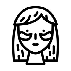 patches accessory line icon vector. patches accessory sign. isolated contour symbol black illustration