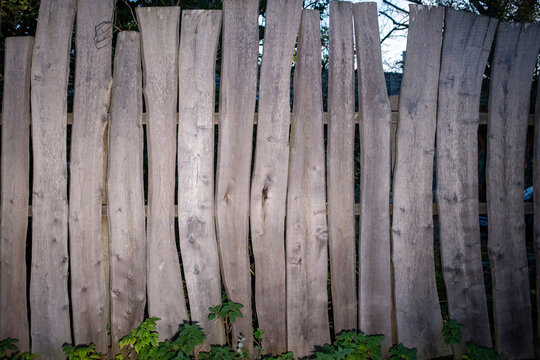 Wooden fence