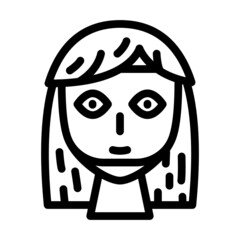 mask face skin beauty treatment line icon vector. mask face skin beauty treatment sign. isolated contour symbol black illustration