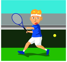 テニス　レシーブ