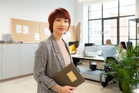 Portrait Of Woman At Office