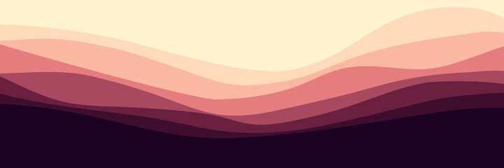 simple wave pattern vector illustration good for wallpaper, backdrop, background, web banner, and design template