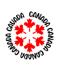 Canada Day SVG Bundle, Canadian SVG Patriotic Set for your Cricut & Silhouette, Canada Canadian Happy Victoria Day Bundle SVG, Cut File Vector Cricut Silhouette Cameo Clipart Png Dxf Eps, Canada SVG ,