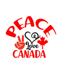 Canada Day SVG Bundle, Canadian SVG Patriotic Set for your Cricut & Silhouette, Canada Canadian Happy Victoria Day Bundle SVG, Cut File Vector Cricut Silhouette Cameo Clipart Png Dxf Eps, Canada SVG ,