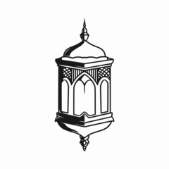 lantern design vector, vintage lantern silhouette , oil lamp illustration