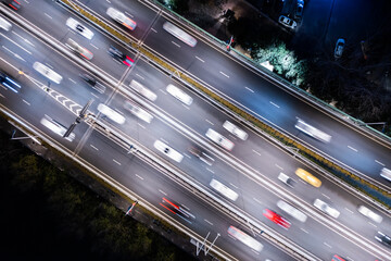 city traffic at night